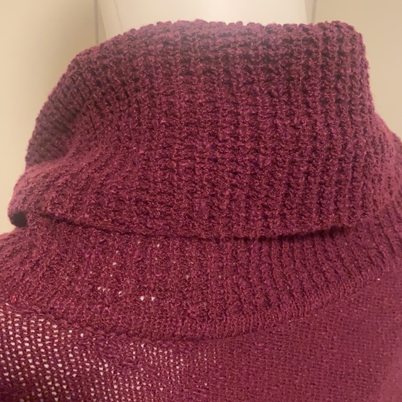 Two By Vince Camuto 567 Perfect Plum Star Power Sweater NWT - Picture 5 of 7